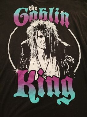 Ripple Junction Black Goblin King Labyrinth Movie Character Tee